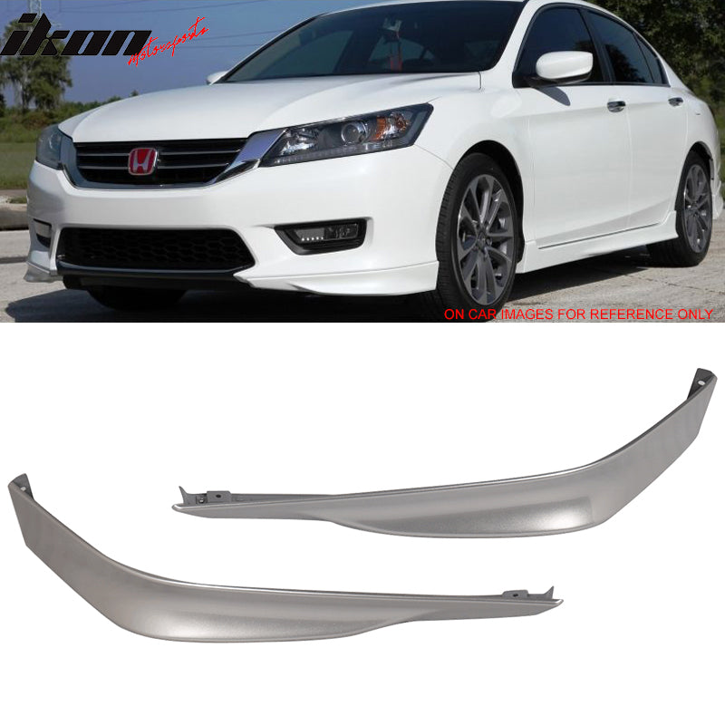 2013-2015 Honda Accord Sedan HFP Style Front Bumper Lip PP 2PC