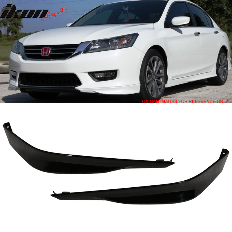 2013-2015 Honda Accord Sedan HFP Style Front Bumper Lip PP 2PC