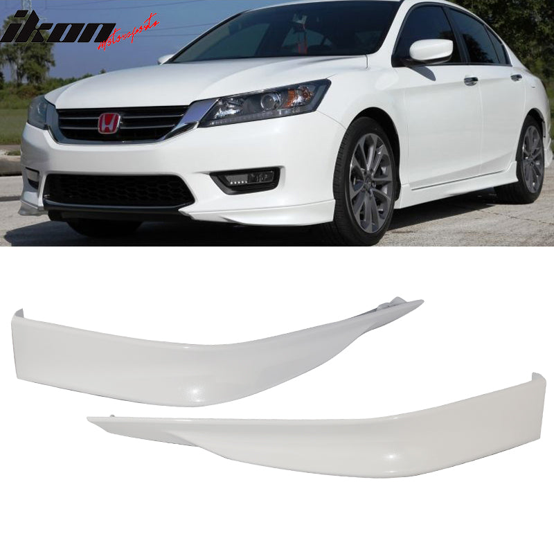 2013-2015 Honda Accord Sedan HFP Style Front Bumper Lip PP 2PC