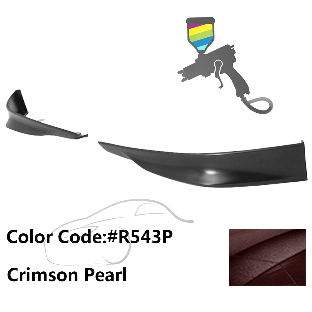 2013-2015 Honda Accord Sedan HFP Style Front Bumper Lip PP 2PC