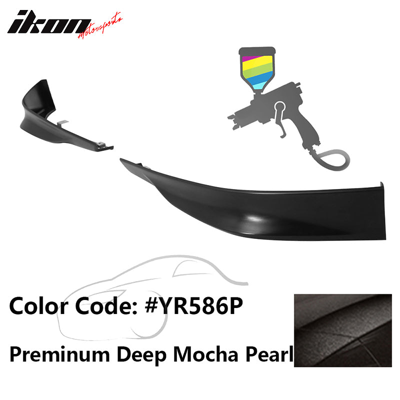 2013-2015 Honda Accord Sedan HFP Style Front Bumper Lip PP 2PC