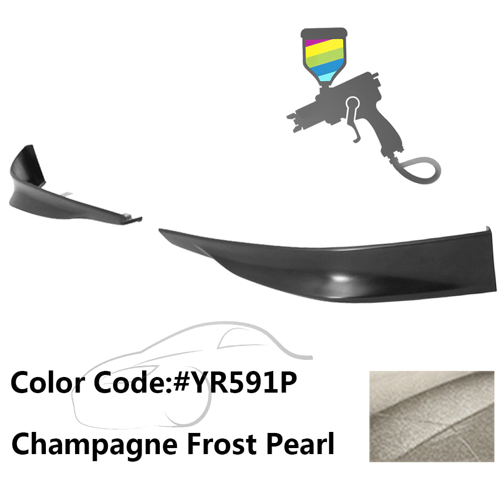 2013-2015 Honda Accord Sedan HFP Style Front Bumper Lip PP 2PC