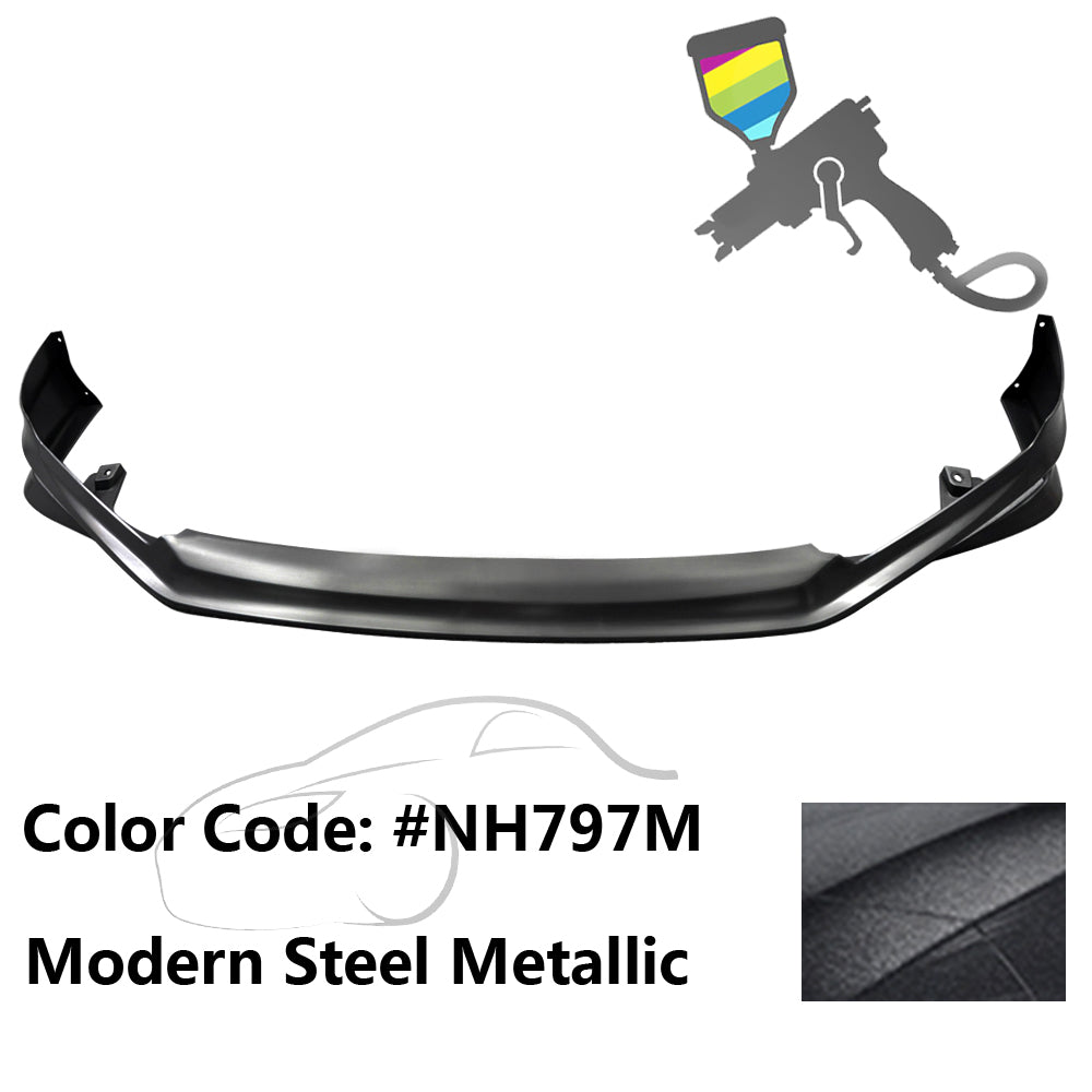 2013-2015 Honda Accord Sedan MD Style Front Bumper Lip PP 4DR