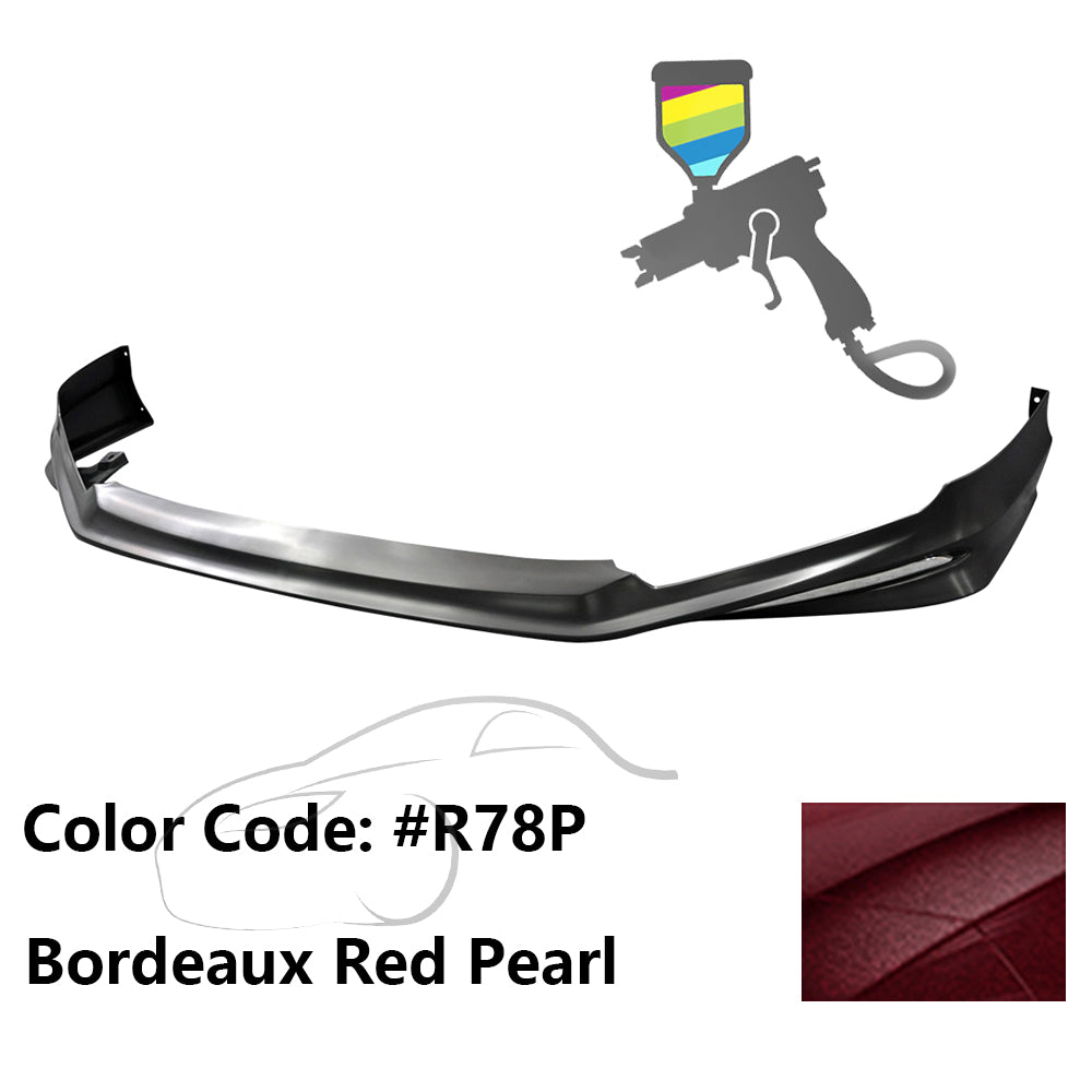 2013-2015 Honda Accord Sedan MD Style Front Bumper Lip PP 4DR