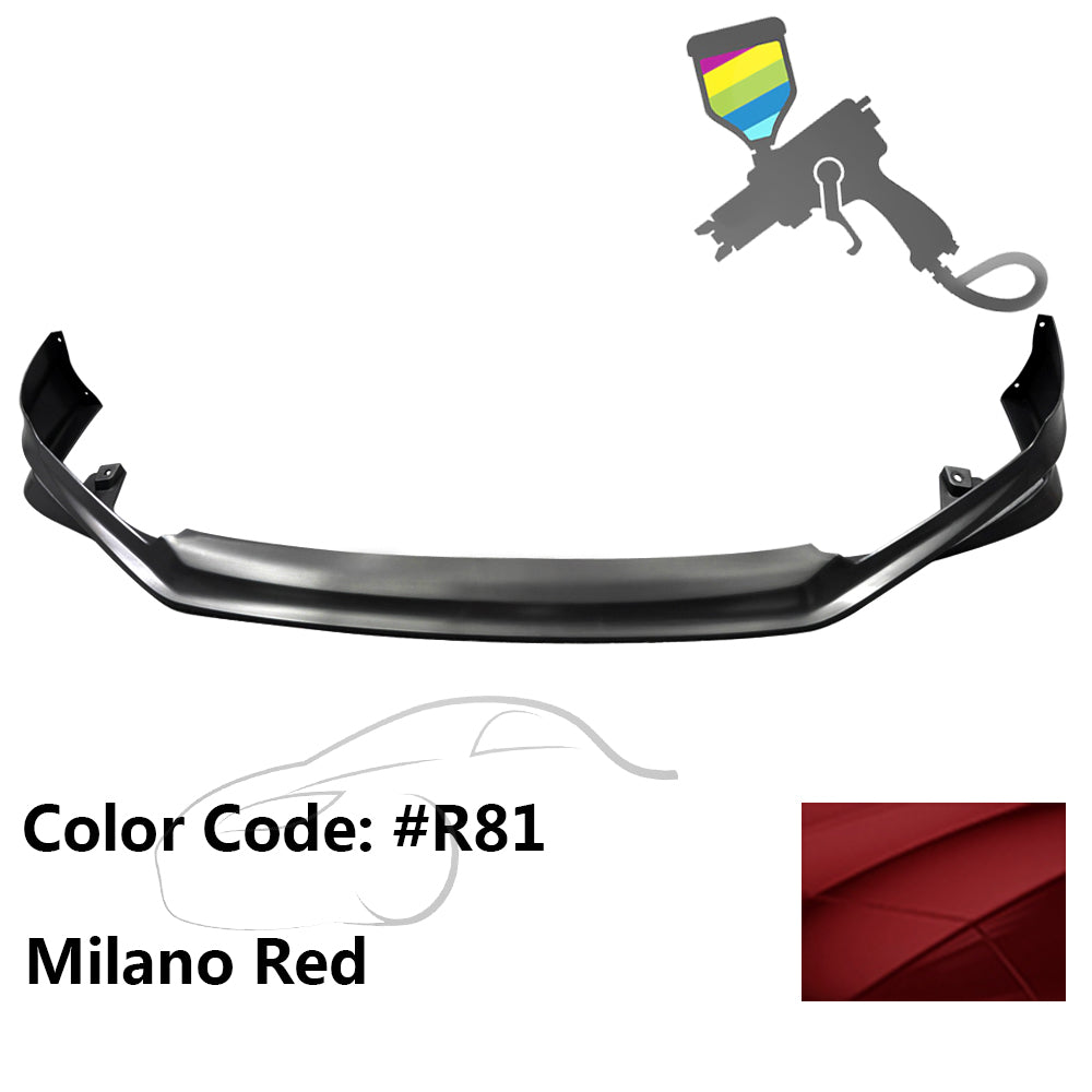 2013-2015 Honda Accord Sedan MD Style Front Bumper Lip PP 4DR