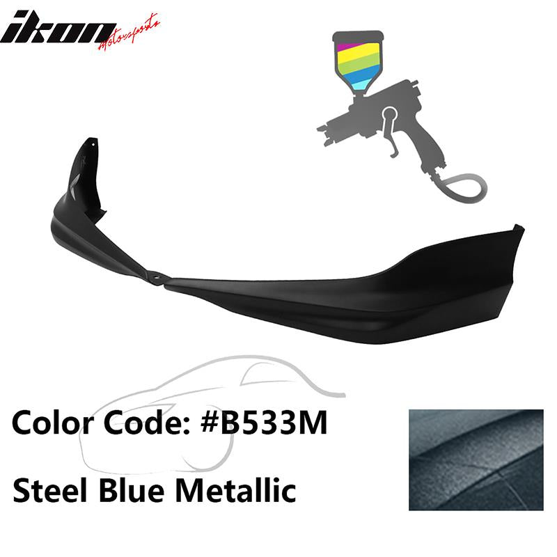 2017 Honda Accord Hybrid HFP Style Painted Front Bumper Lip Splitters