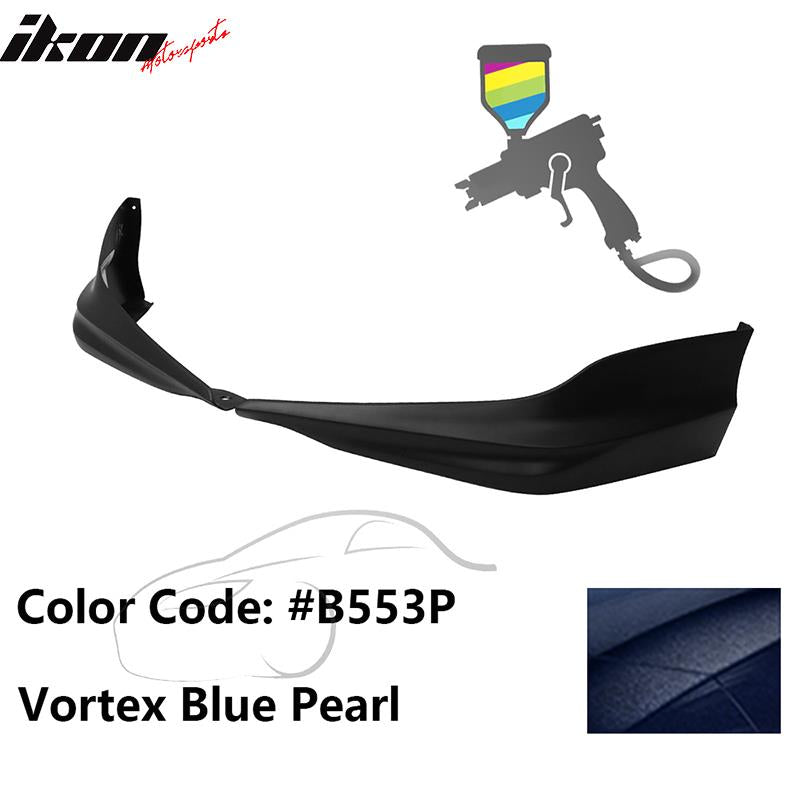 2017 Honda Accord Hybrid HFP Style Painted Front Bumper Lip Splitters