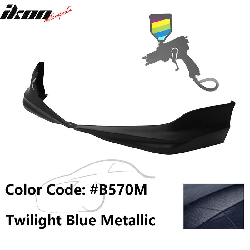 2017 Honda Accord Hybrid HFP Style Painted Front Bumper Lip Splitters