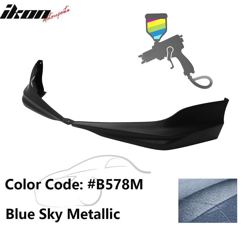 2017 Honda Accord Hybrid HFP Style Painted Front Bumper Lip Splitters