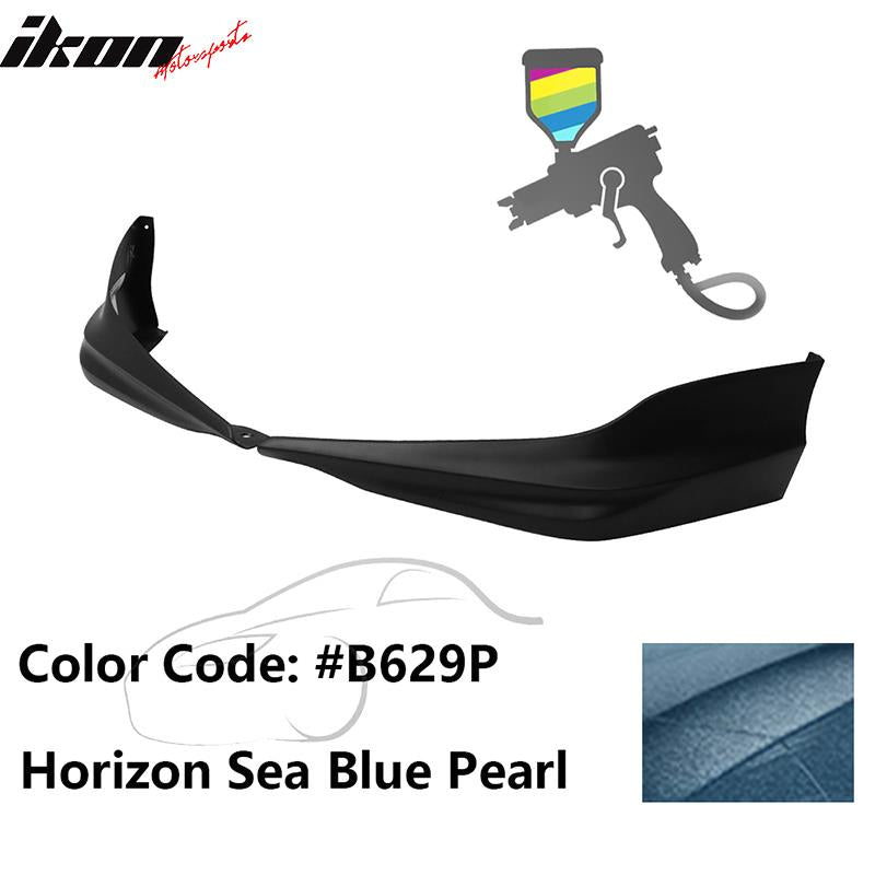 2017 Honda Accord Hybrid HFP Style Painted Front Bumper Lip Splitters