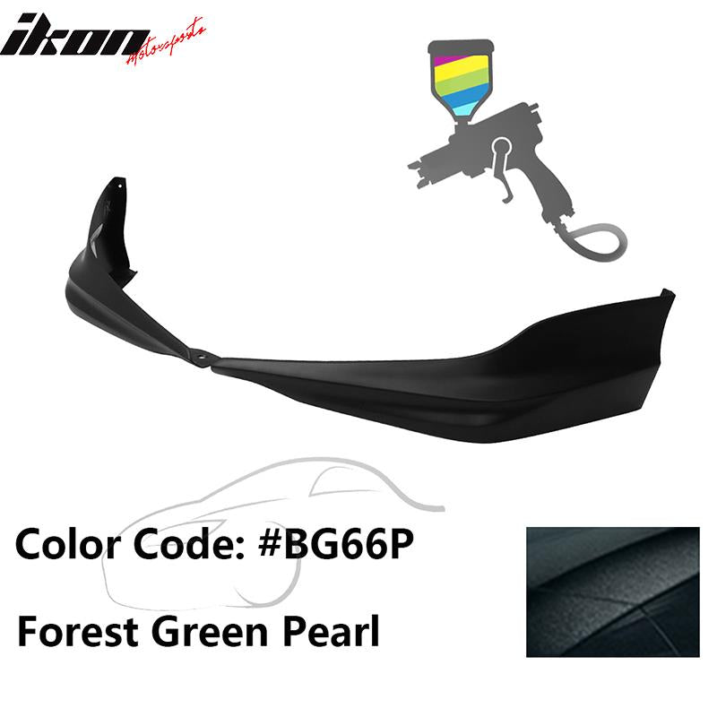 2017 Honda Accord Hybrid HFP Style Painted Front Bumper Lip Splitters