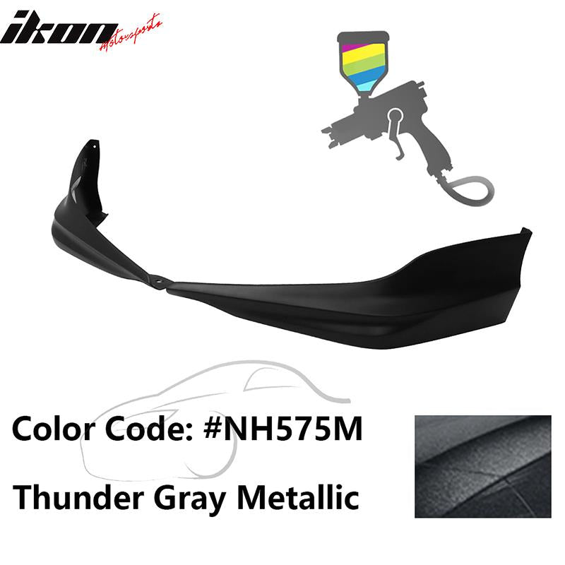 2017 Honda Accord Hybrid HFP Style Painted Front Bumper Lip Splitters