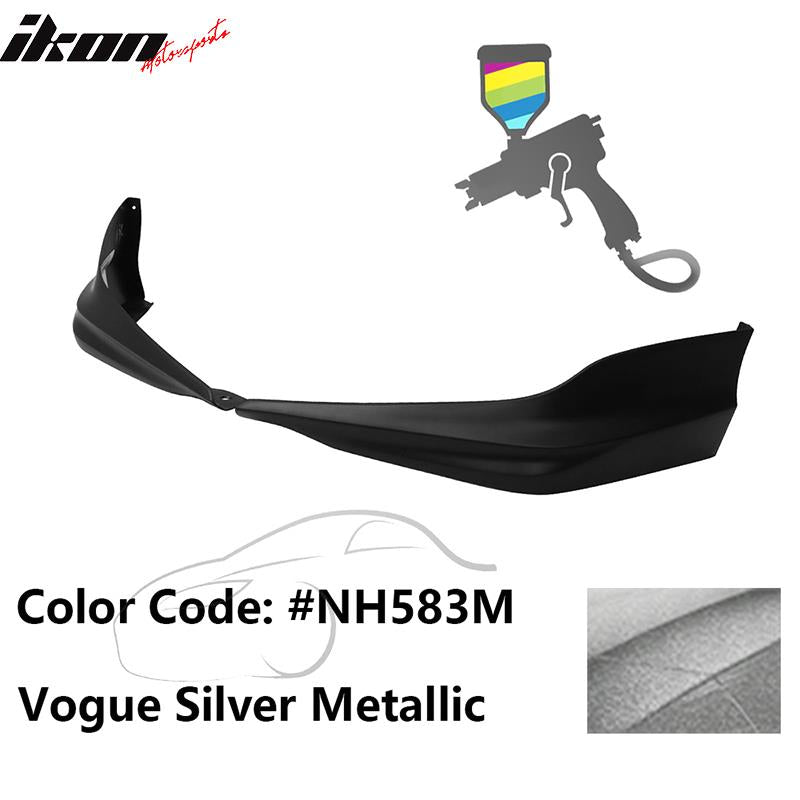 2017 Honda Accord Hybrid HFP Style Painted Front Bumper Lip Splitters