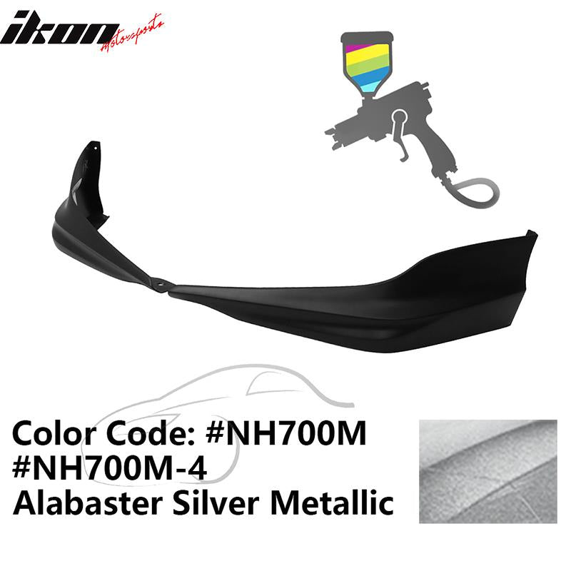 2017 Honda Accord Hybrid HFP Style Painted Front Bumper Lip Splitters