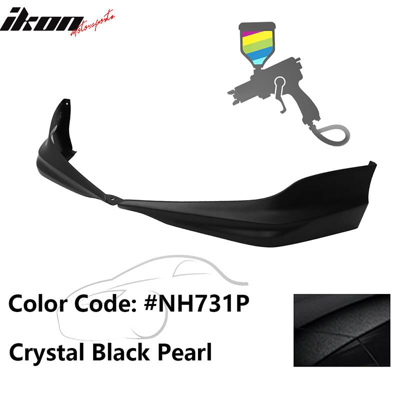 2017 Honda Accord Hybrid HFP Style Painted Front Bumper Lip Splitters