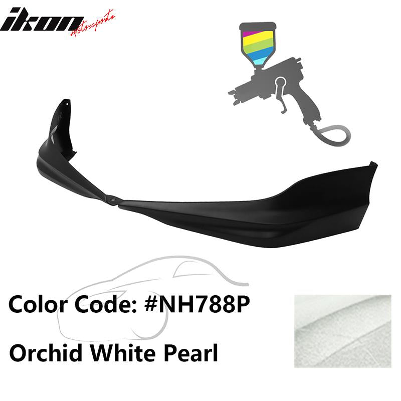 2017 Honda Accord Hybrid HFP Style Painted Front Bumper Lip Splitters