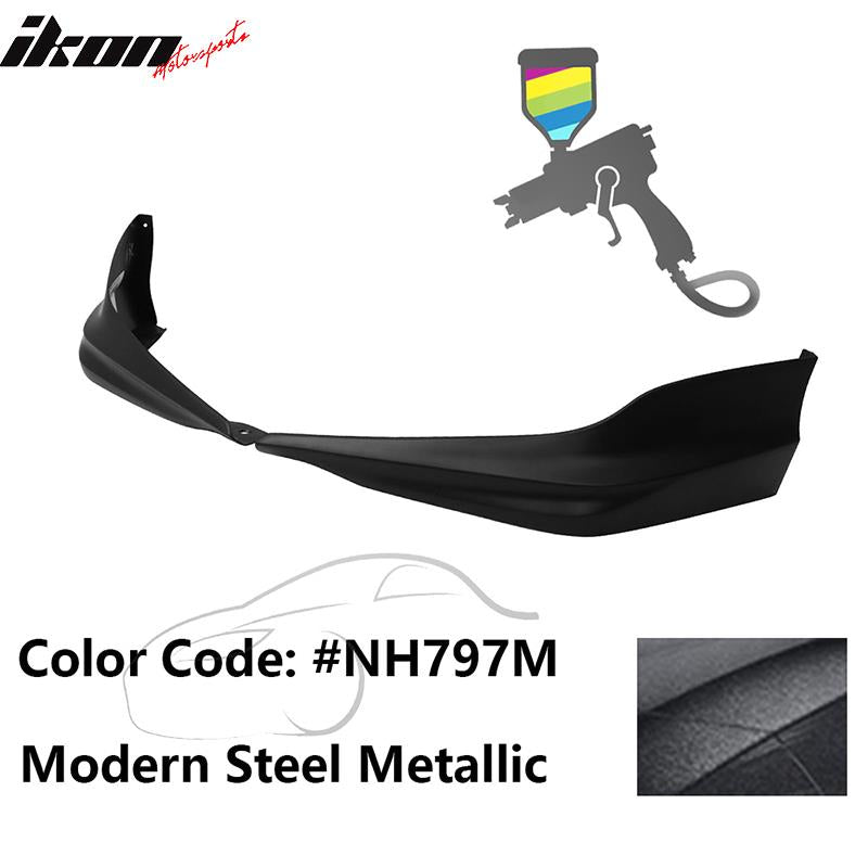 2017 Honda Accord Hybrid HFP Style Painted Front Bumper Lip Splitters