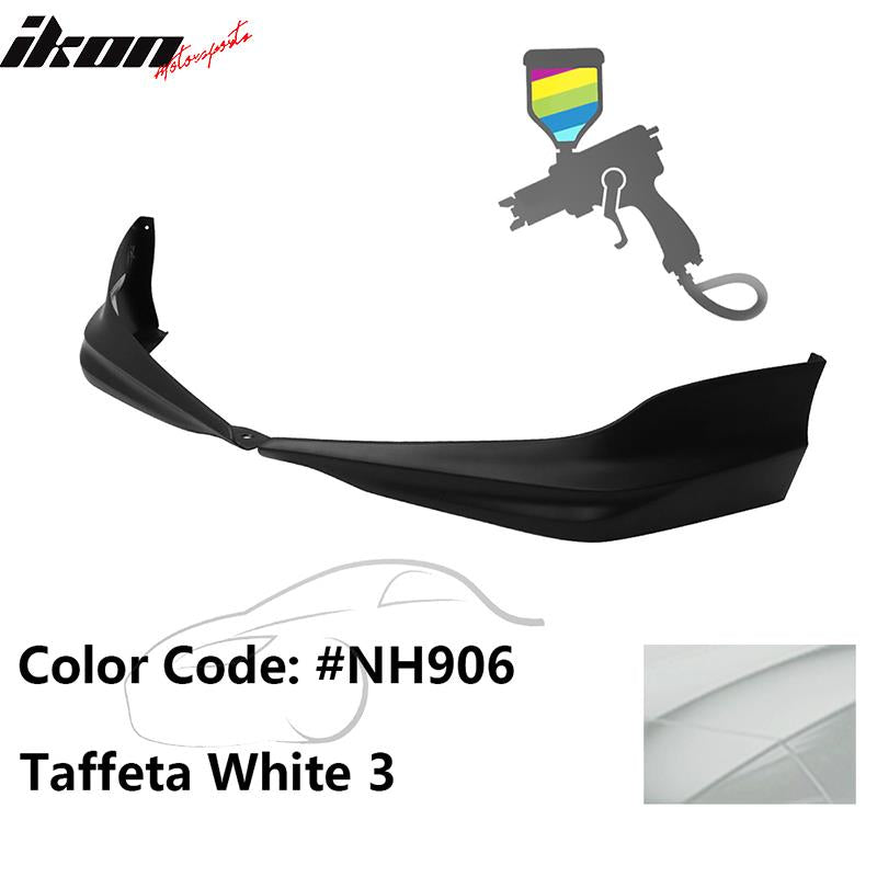 2017 Honda Accord Hybrid HFP Style Painted Front Bumper Lip Splitters