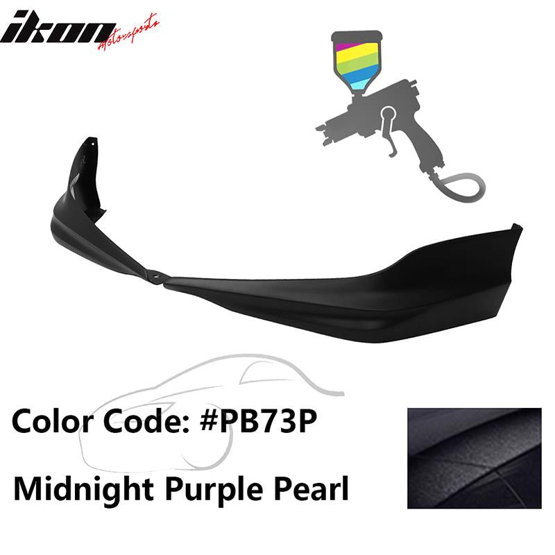 2017 Honda Accord Hybrid HFP Style Painted Front Bumper Lip Splitters