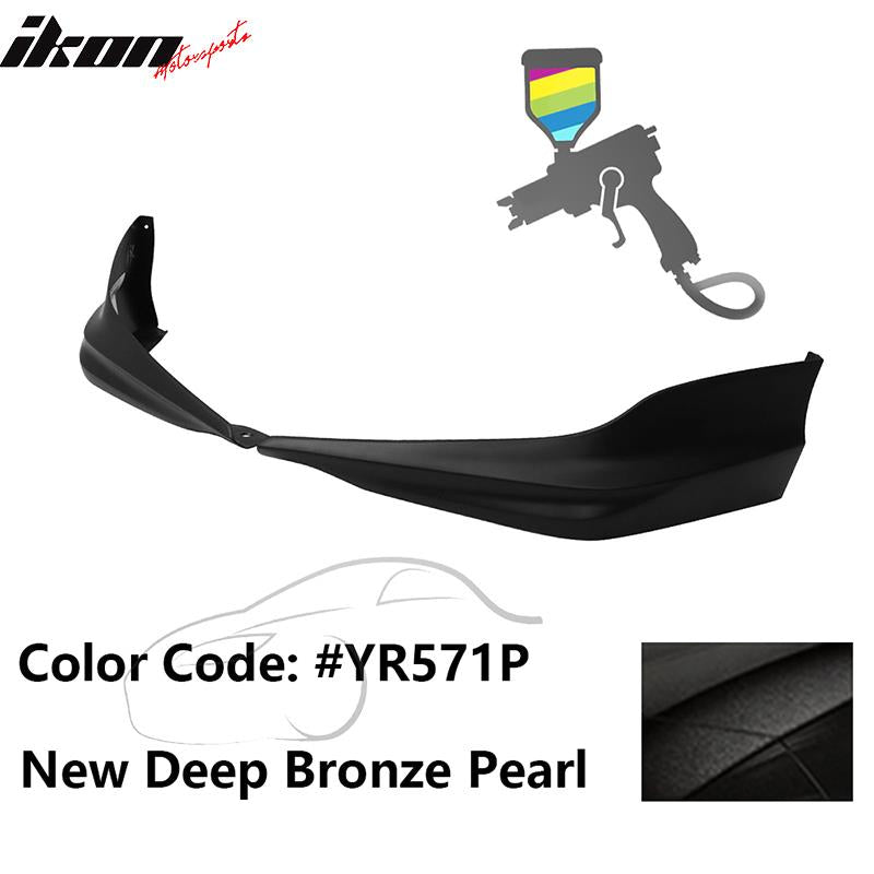 2017 Honda Accord Hybrid HFP Style Painted Front Bumper Lip Splitters