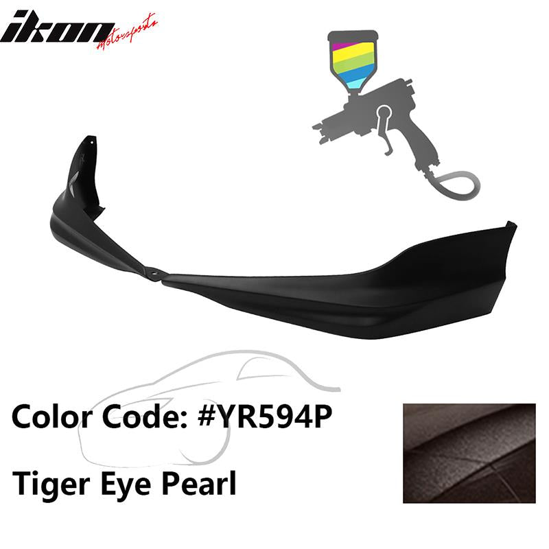 2017 Honda Accord Hybrid HFP Style Painted Front Bumper Lip Splitters