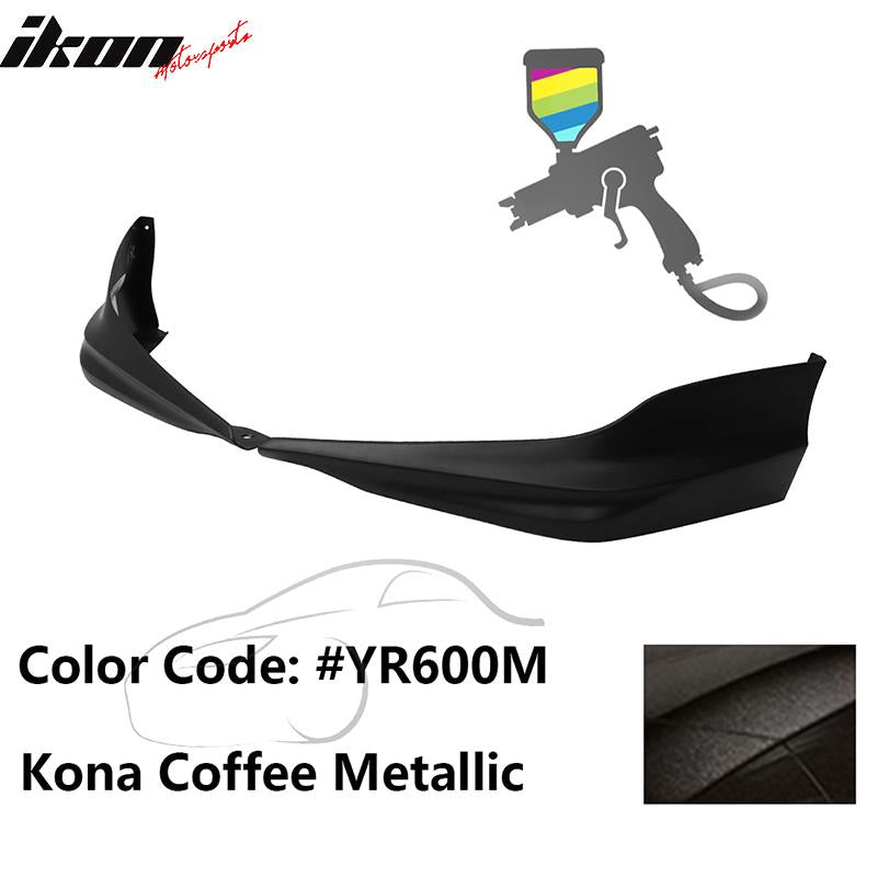 2017 Honda Accord Hybrid HFP Style Painted Front Bumper Lip Splitters