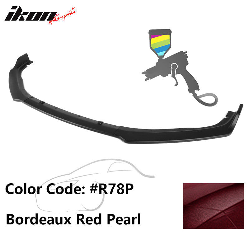 2018-2020 Honda Accord OE Style Front Bumper Lip 3PC PP