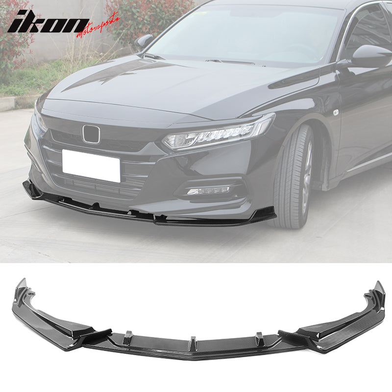 2018-2021 Honda Accord IKON V2 Style Front Bumper Lip PP