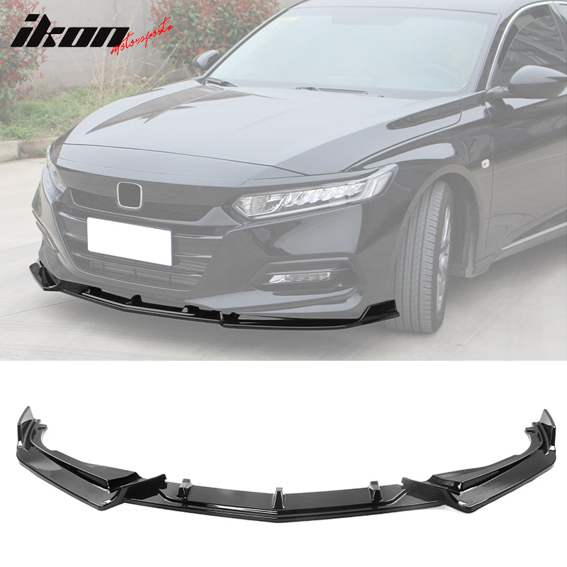 2018-2021 Honda Accord IKON V2 Style Front Bumper Lip PP