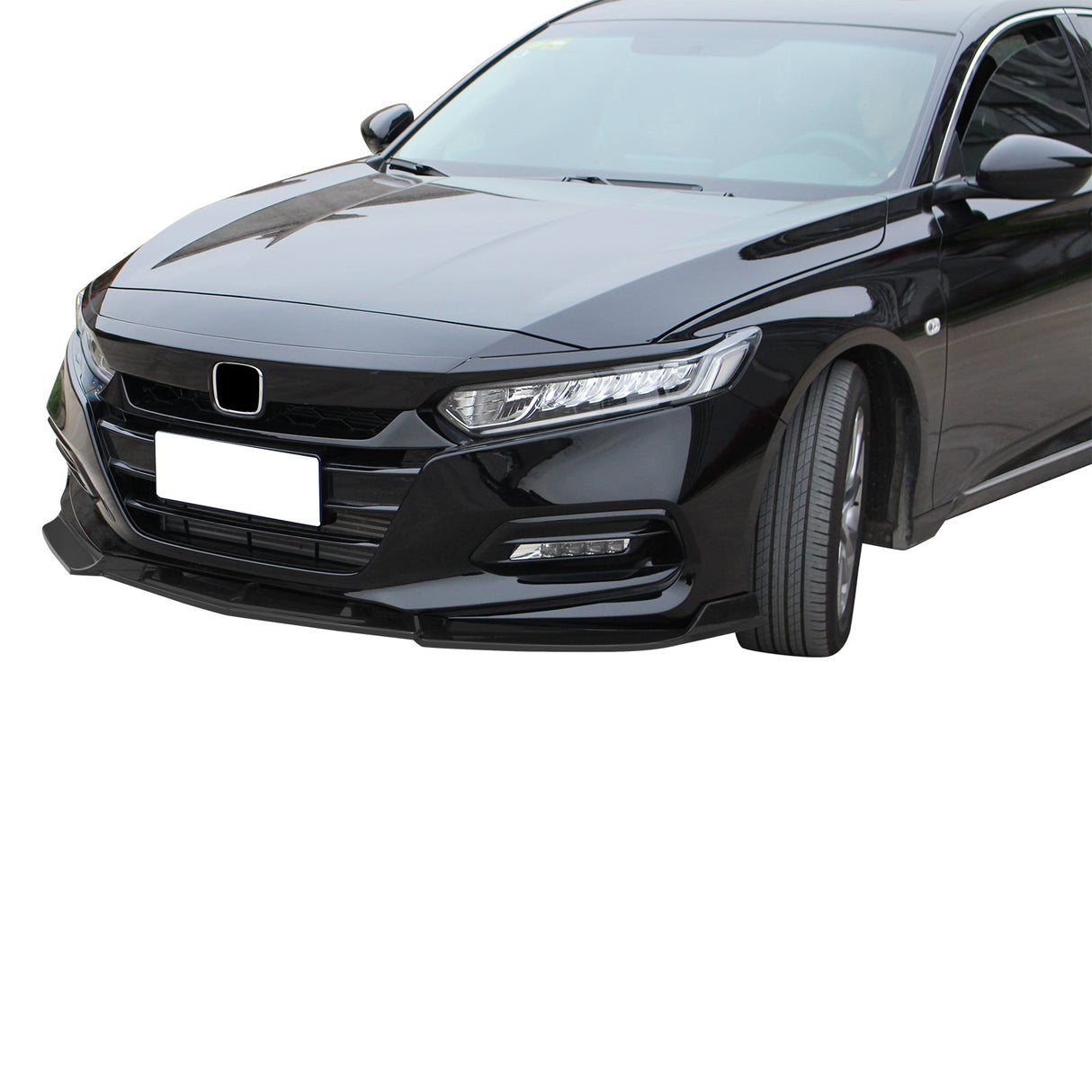 2018-2021 Honda Accord IKON V2 Style Front Bumper Lip PP