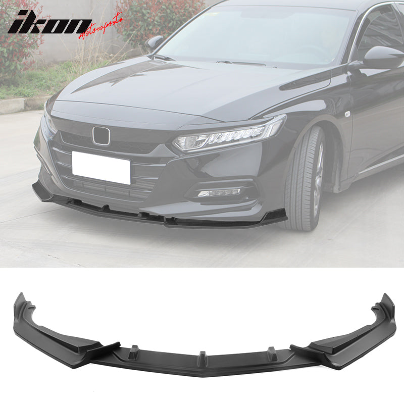 2018-2021 Honda Accord IKON V2 Style Front Bumper Lip PP