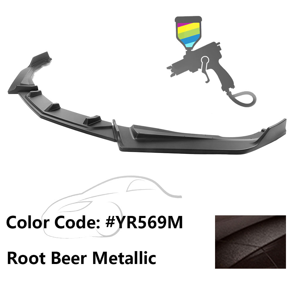 2018-2021 Honda Accord IKON V2 Style Front Bumper Lip PP