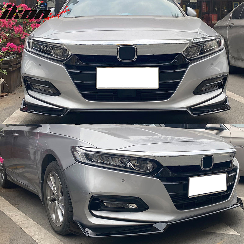 2018-2021 Honda Accord 10th IKON V3 Front Bumper Lip PP