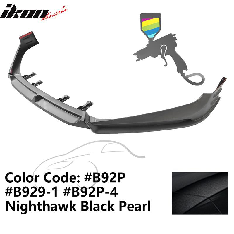 2018-2021 Honda Accord 3PC Front Bumper Lip PP