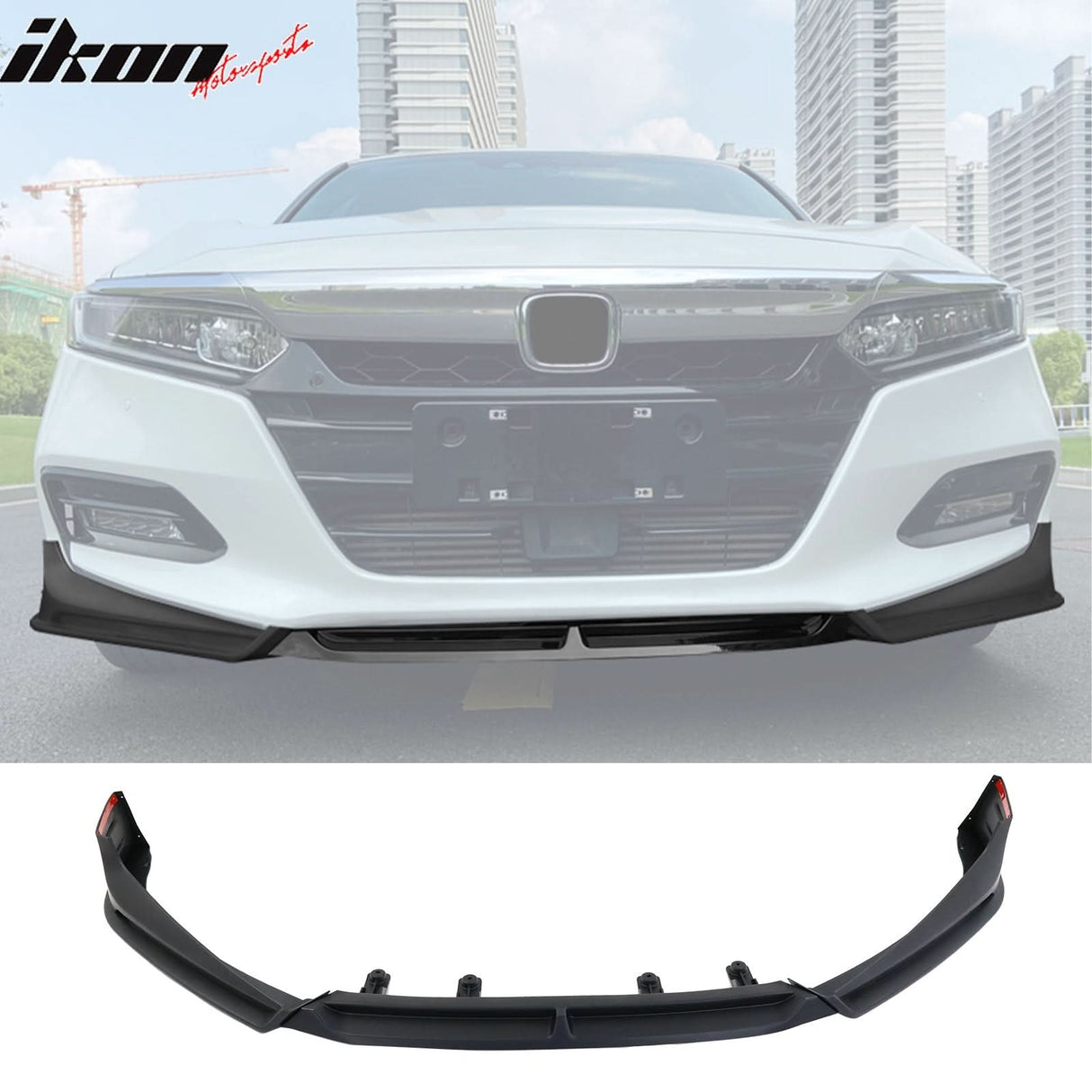 2018-2021 Honda Accord 3PC Front Bumper Lip PP