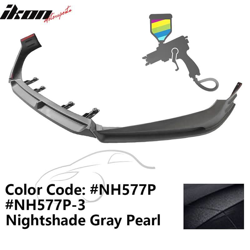 2018-2021 Honda Accord 3PC Front Bumper Lip PP