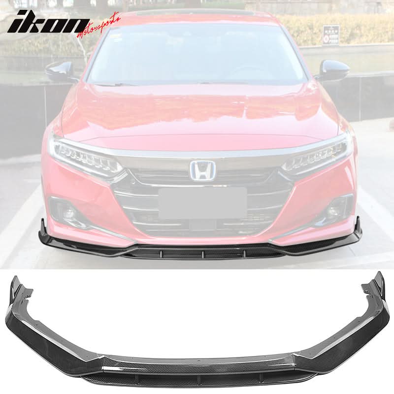 2021-2022 Honda Accord IKON V2 Style Front Bumper Lip Spoiler 4PCS PP