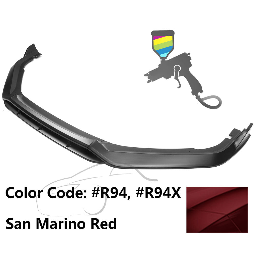 2021-2022 Honda Accord IKON V2 Style Front Bumper Lip Spoiler 4PCS PP