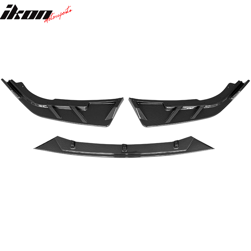 2021-2022 Honda Accord IKON V3 Style Front Bumper Lip Spoiler 3PCS