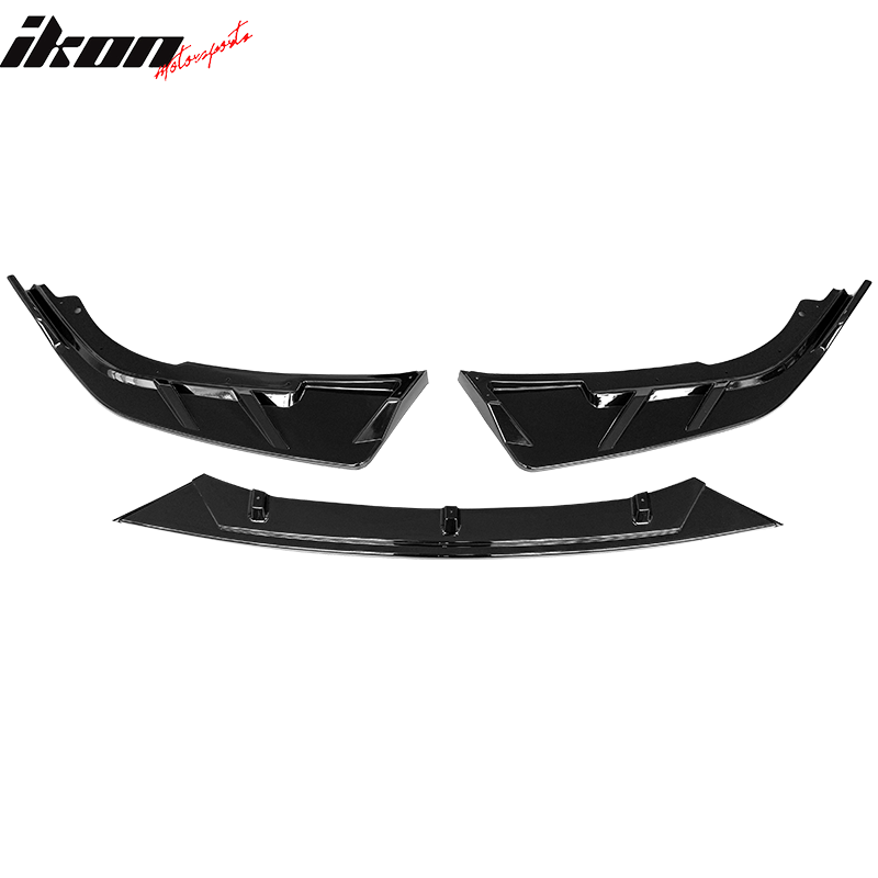 2021-2022 Honda Accord IKON V3 Style Front Bumper Lip Spoiler 3PCS