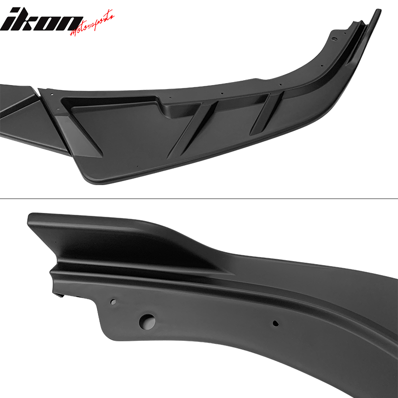 2021-2022 Honda Accord IKON V3 Style Front Bumper Lip Spoiler 3PCS
