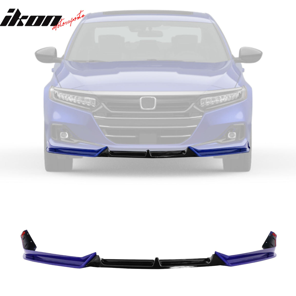 Front Bumper Lip Spoiler for 2021-2022 Honda Accord 3PC