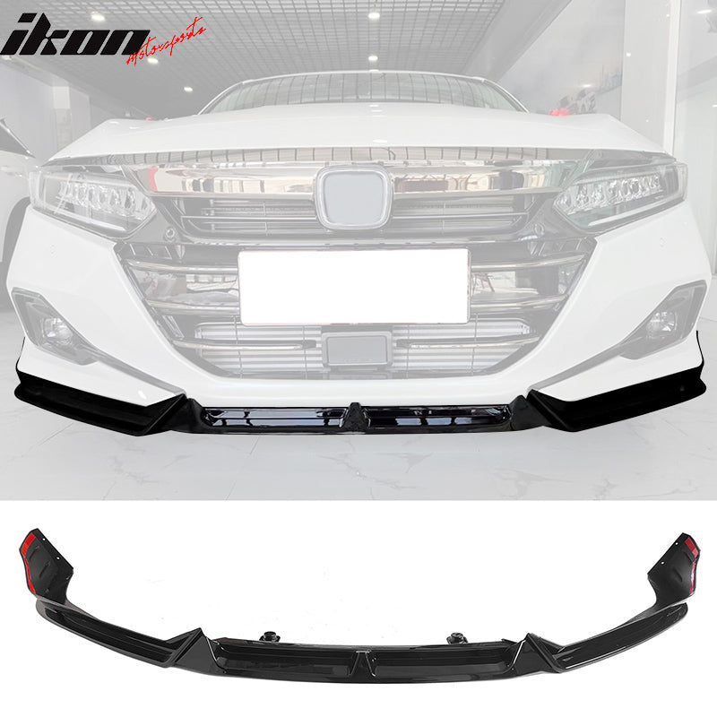 Front Bumper Lip Spoiler for 2021-2022 Honda Accord 3PC