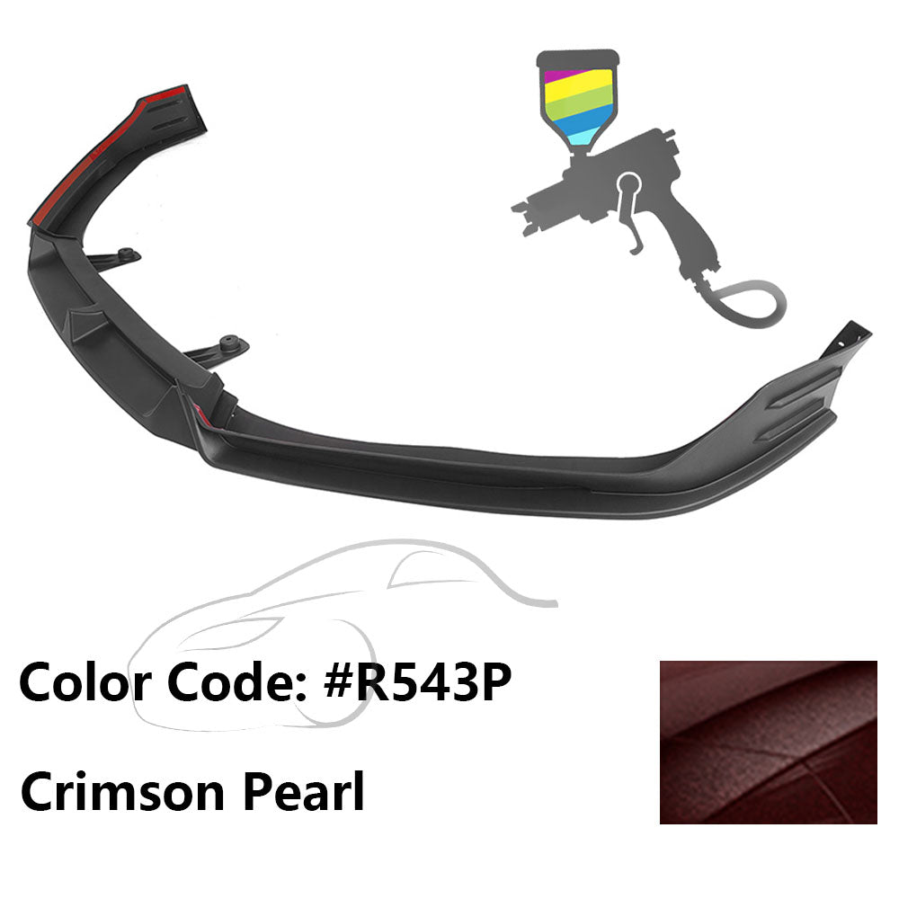 Front Bumper Lip Spoiler for 2021-2022 Honda Accord 3PC