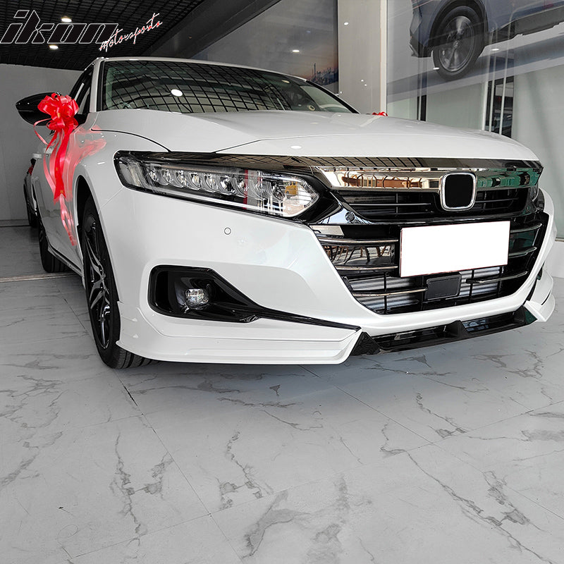 Front Bumper Lip Spoiler for 2021-2022 Honda Accord 3PC