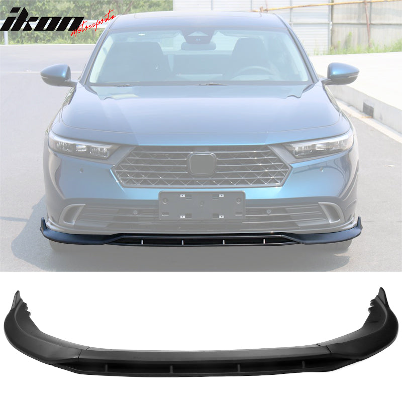 2023-2025 Honda Accord Front Bumper Lip V1 4PC Spoiler Black PP