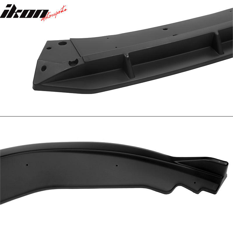 2023-2025 Honda Accord Front Bumper Lip V1 4PC Spoiler Black PP