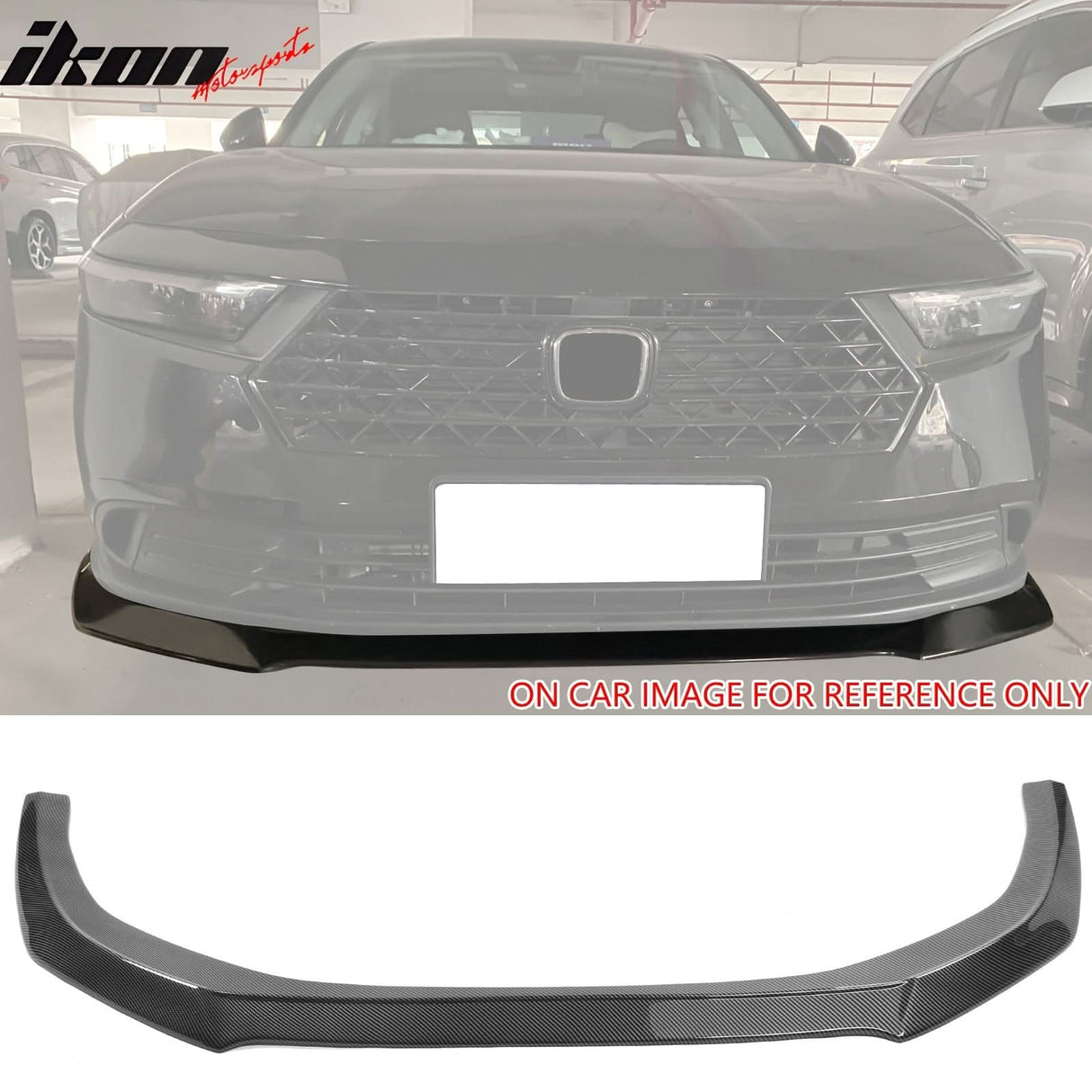 2023-2025 Honda Accord IKON V3 Style Front Bumper Lip ABS
