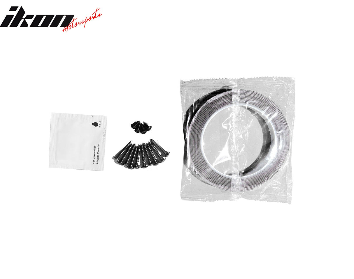 2023-2025 Honda Accord V4 3PCS Front Bumper Lip Carbon Fiber Print PP