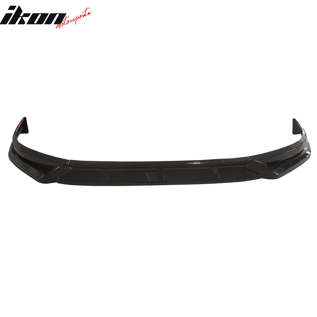 2023-2025 Honda Accord V4 Style 3PCS Front Bumper Lip Gloss Black PP